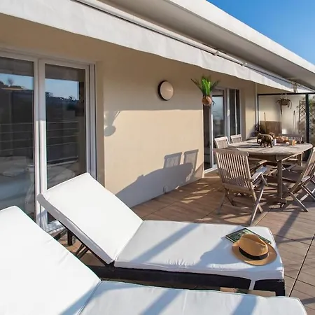 Apartment L8 Calm, Panoramic Sea View Withterrace, Parking & Ac